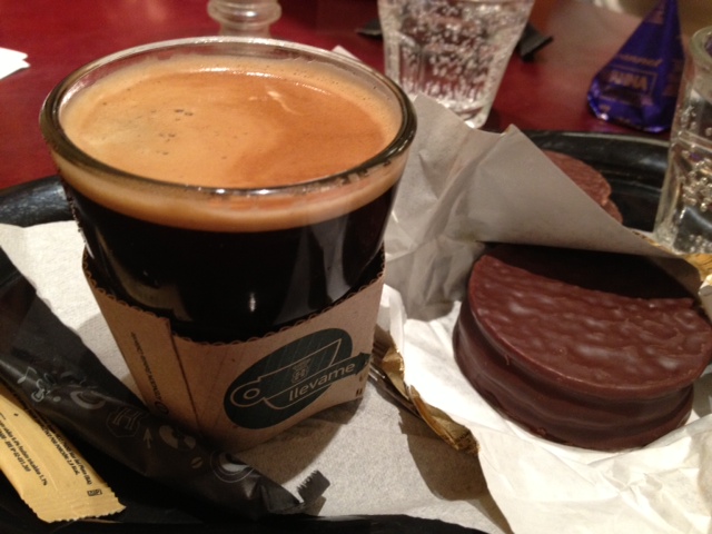 Cafe Bombon and alfajores