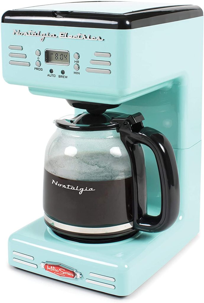 Nostalgia Retro 12-Cup Programmable Coffee Maker