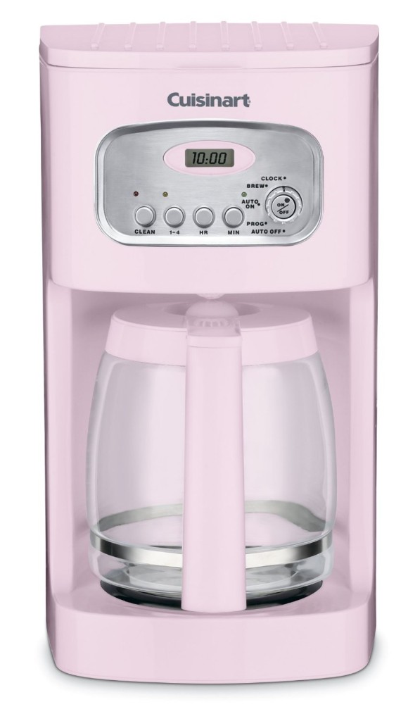 retro Cuisinart Pink coffee maker