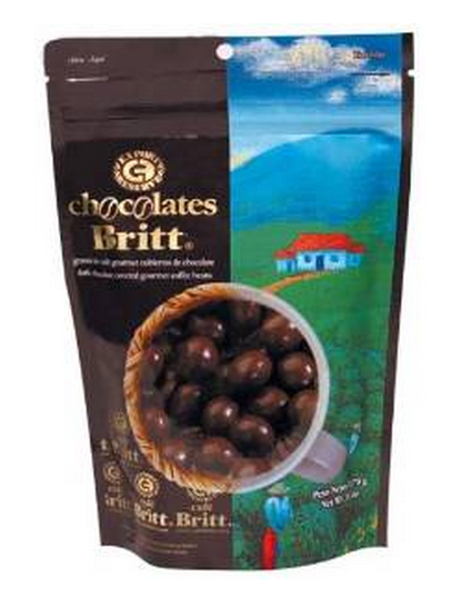 Chocolate covered coffee beans