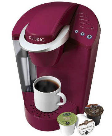 pink Keurig coffee maker