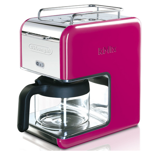 9 Outrageously Beautiful Pink Coffee Makers 