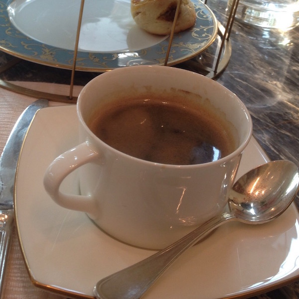 Espresso at the Shangri-la Hotel Pudong