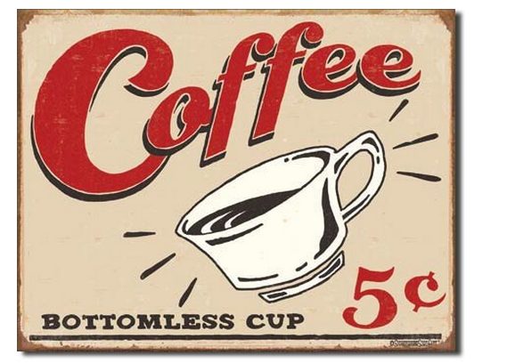 Vintage coffee poster