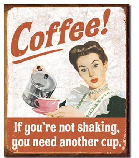 vintage coffee poster