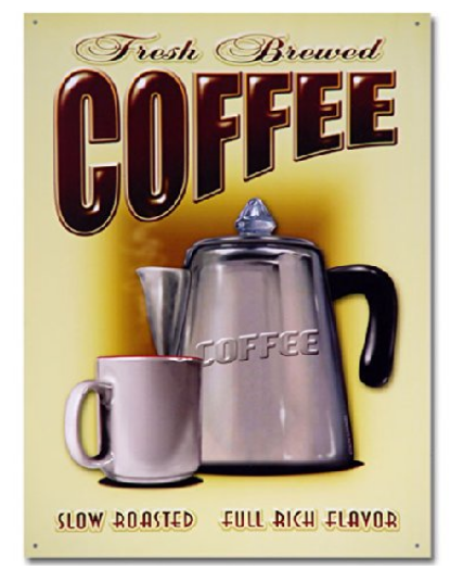 Coffee vintage poster