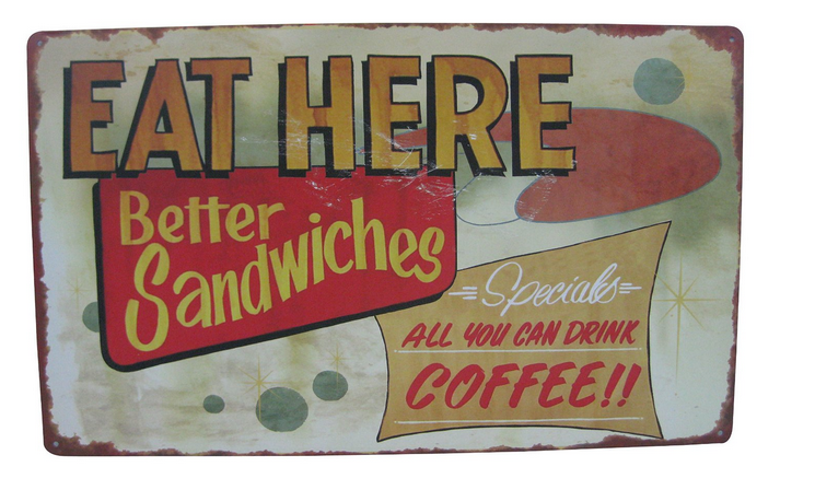 Vintage coffee poster
