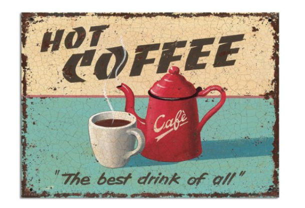 Vintage coffee poster