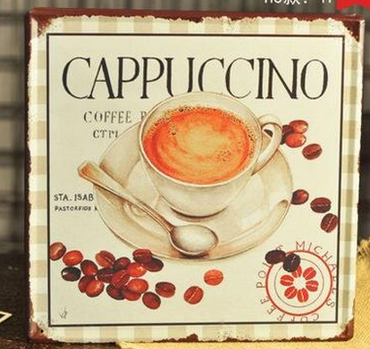 cappuccino vintage poster