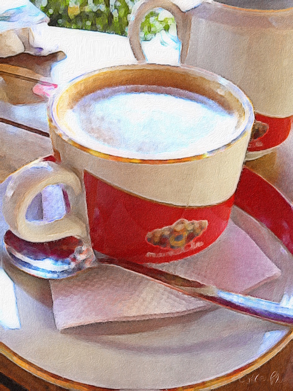 Espresso in Mamushka, Bariloche Argentina