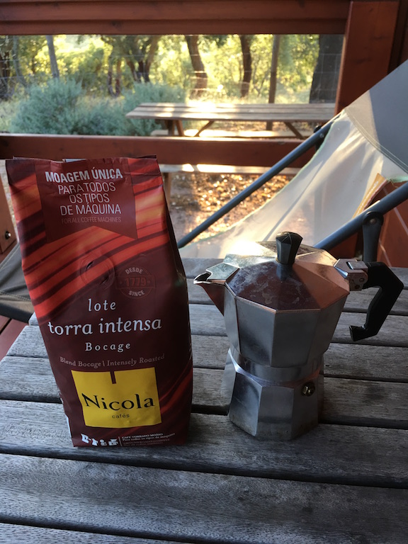 moka pot to brew coffee in the cork farm