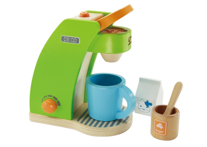 Dorjee Kids Coffee Maker Playset with Grinder, Play to Learn Coffee Making  Routine, Stimulates Imaginative Pretend Play and Life Skills, Gifts for