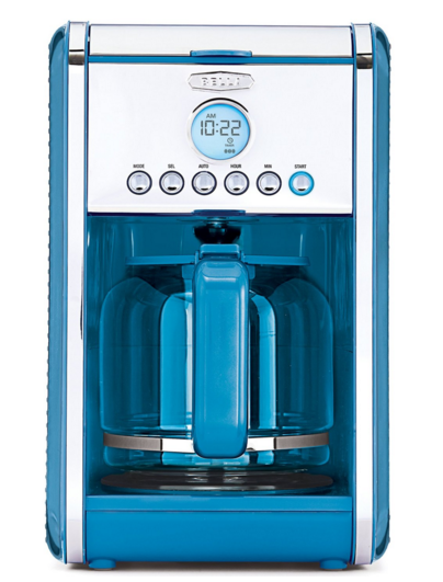 Blue coffee maker 12 cup