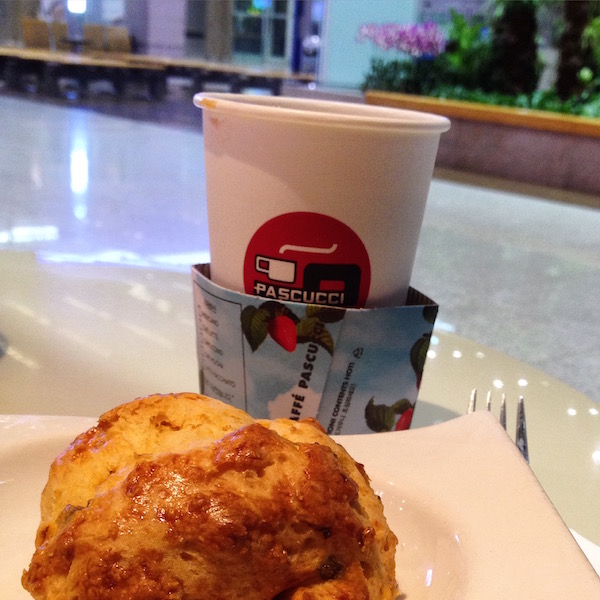 Americano and a muffin