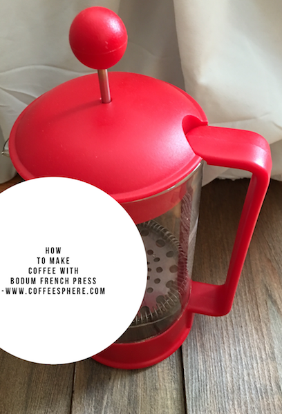 How to make coffee with Bodum french press