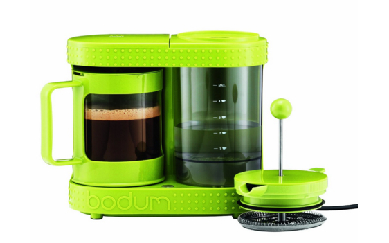 Automatic french press coffeemaker