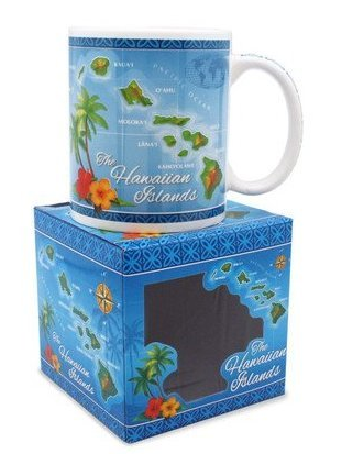 Hawaiian Islands coffee mug