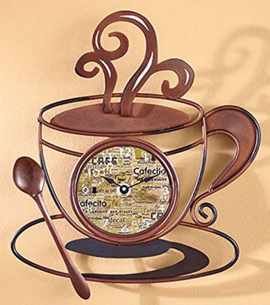 coffee inspired clock