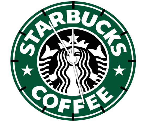 Starbucks coffee wall clock