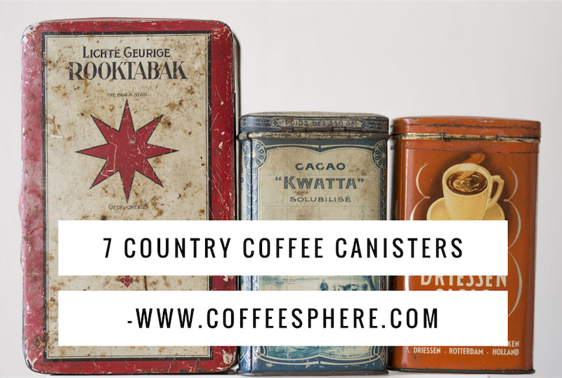 Country coffee canisters
