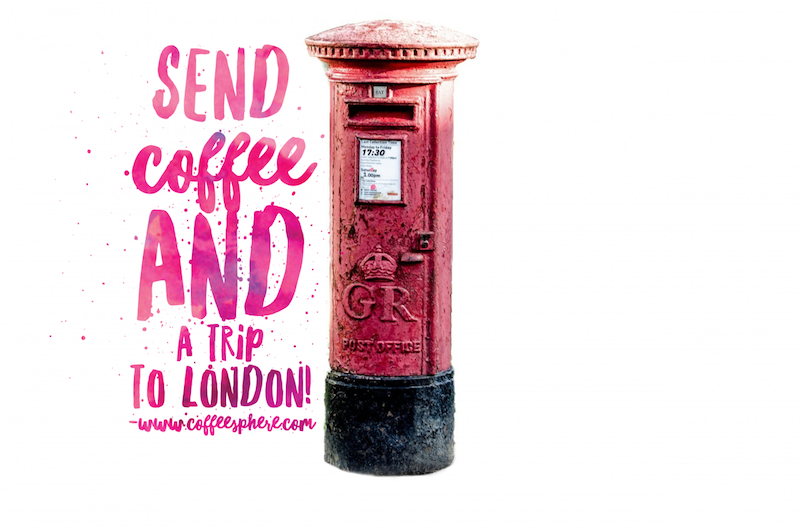 send coffee and a trip to London