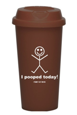 I pooped today travel mug