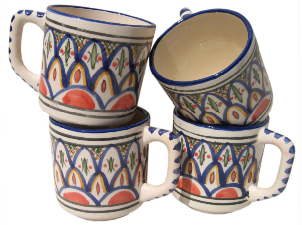 ceramic coffee mug set