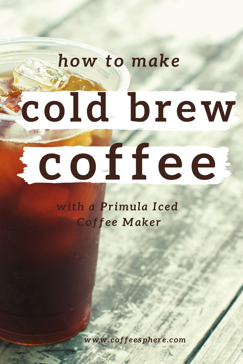 Primula Pace Cold Brew Iced Coffee Maker with Durable Glass