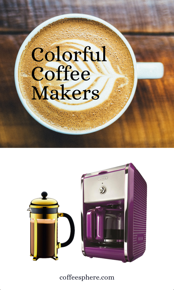 colored coffee makers