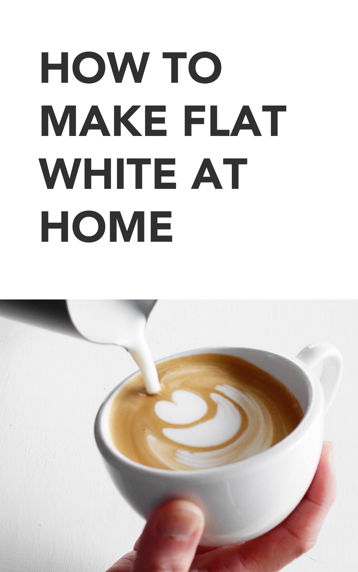 how to make flat white