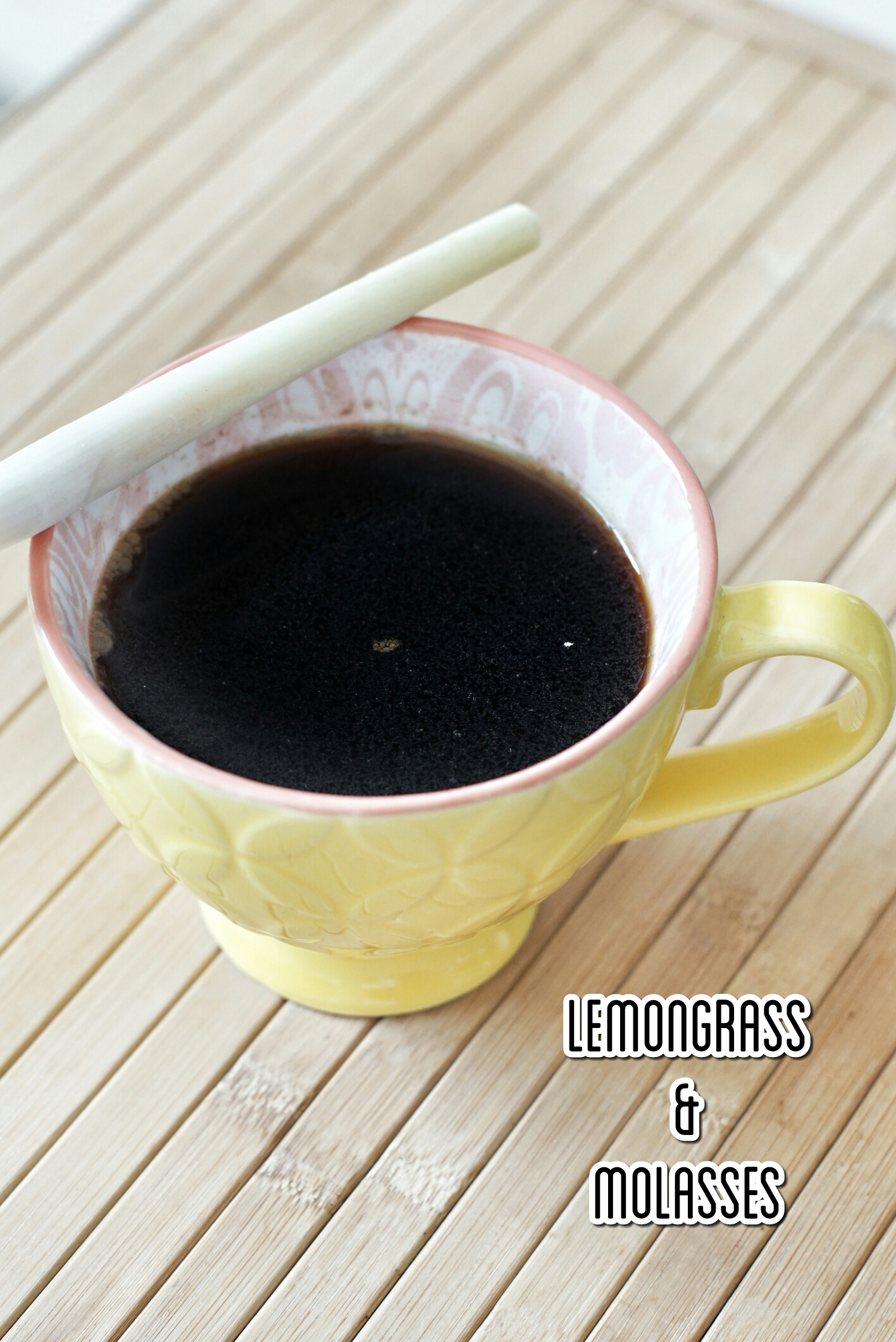 how to sweeten coffee with molasses and lemongrass