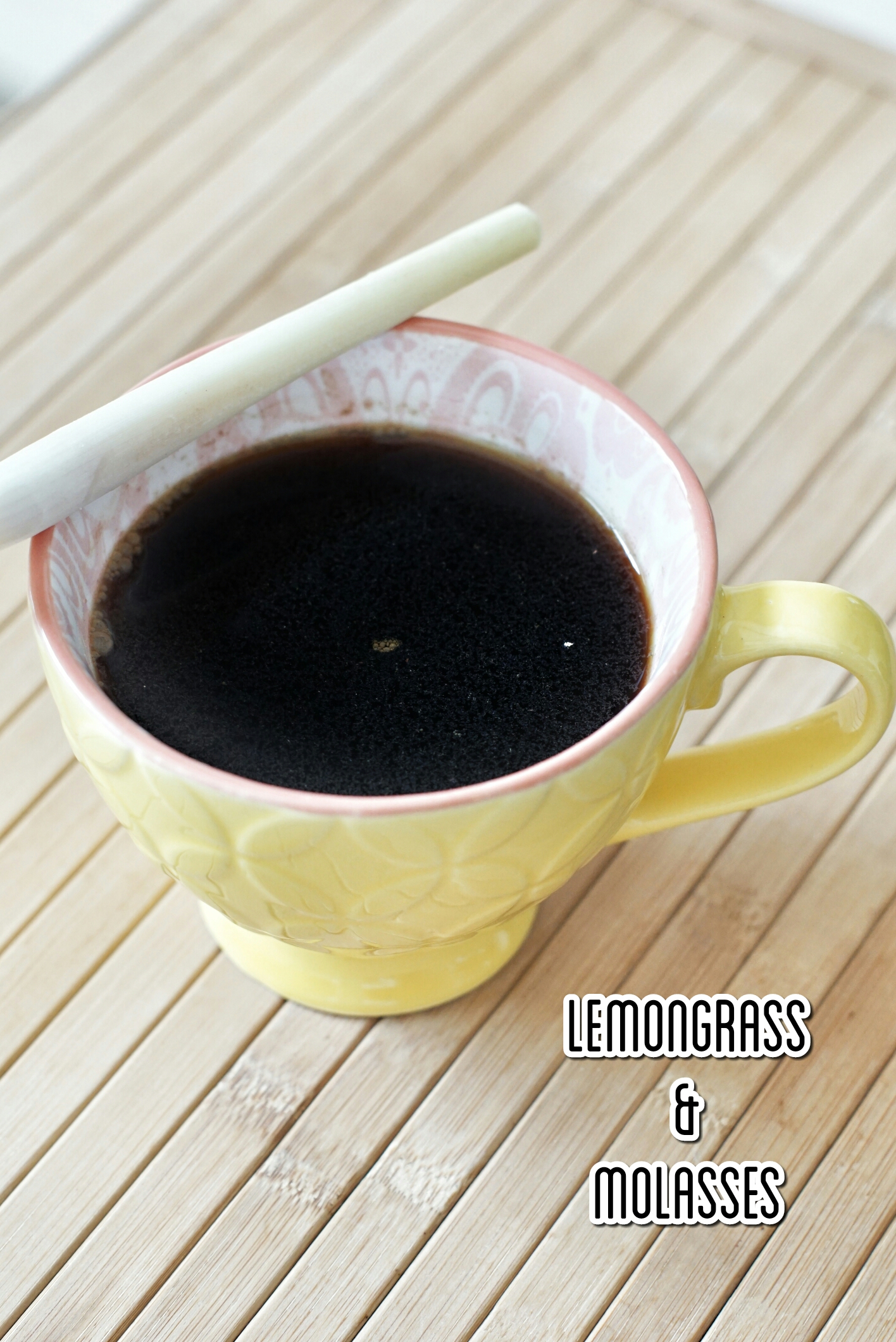 how to sweeten coffee with molasses and lemongrass