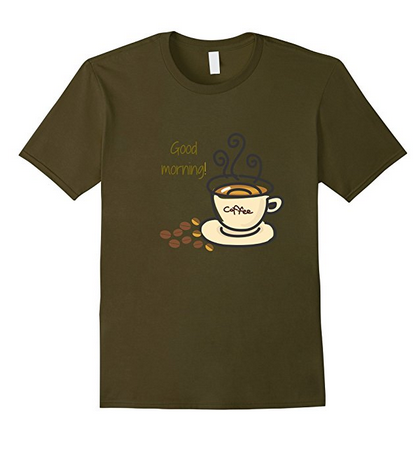 Good morning coffee tshirt