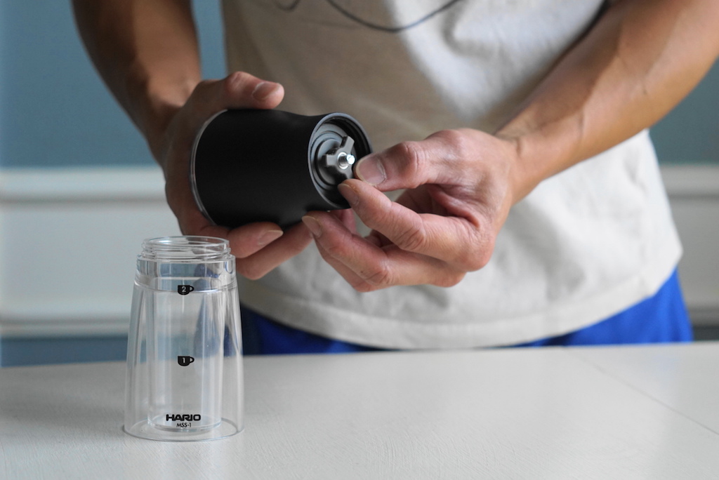 How to Use a Hario Manual Coffee Grinder - CoffeeSphere