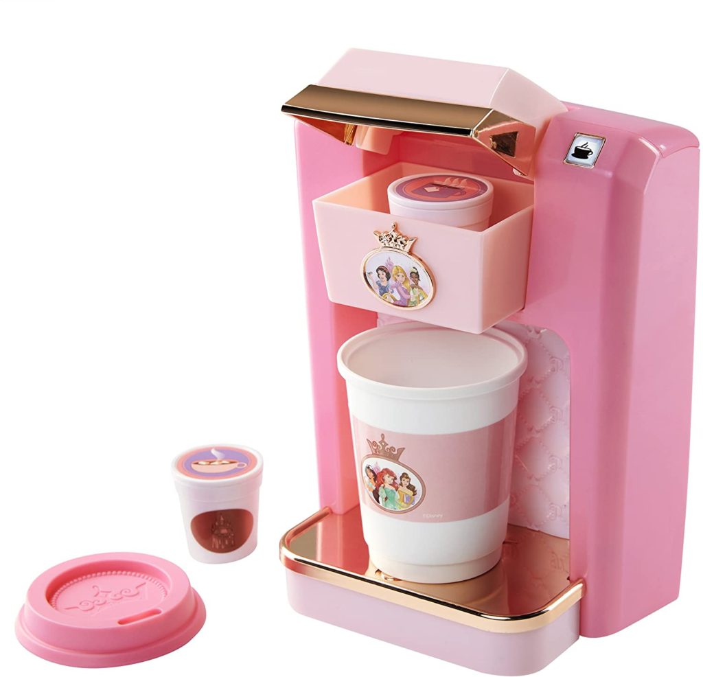 NEW PINK WOODEN K CUP COFFEE MAKER TOY PLAY SET BY MAXIM ENTERPRISES 3+ 