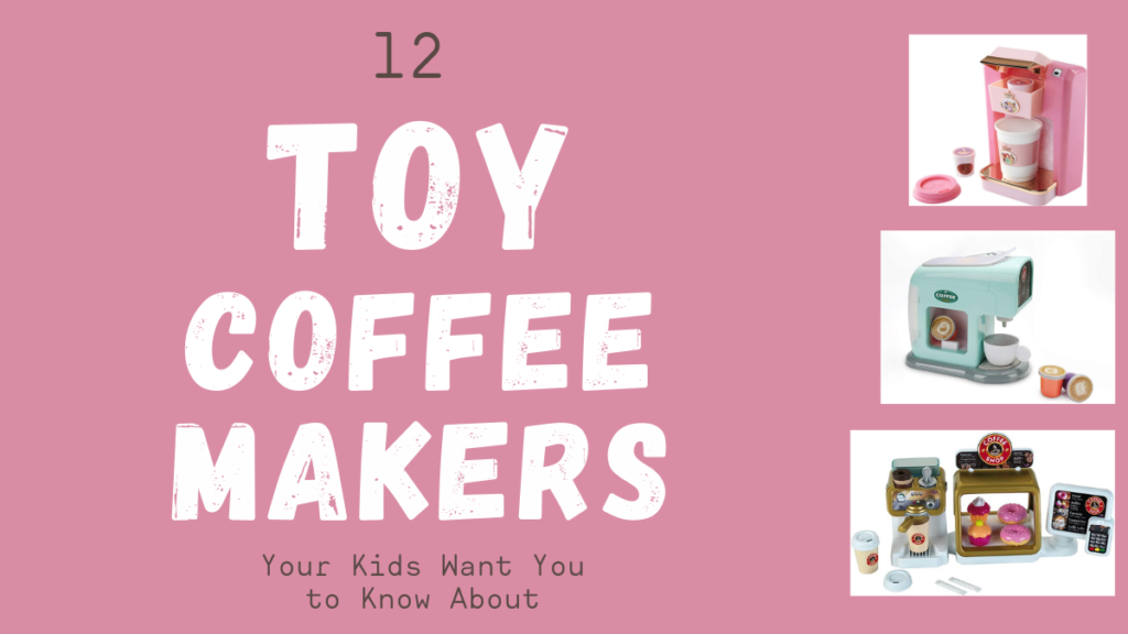 Toysters My Coffee Set Wooden Pink Coffee Maker Playset