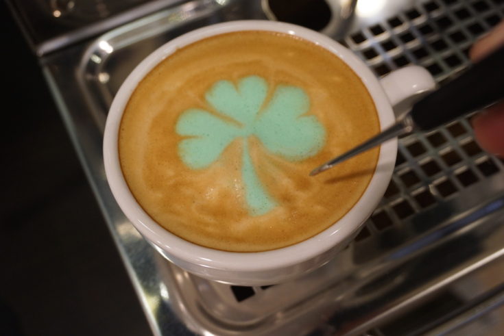 st patricks day Shamrock Latte