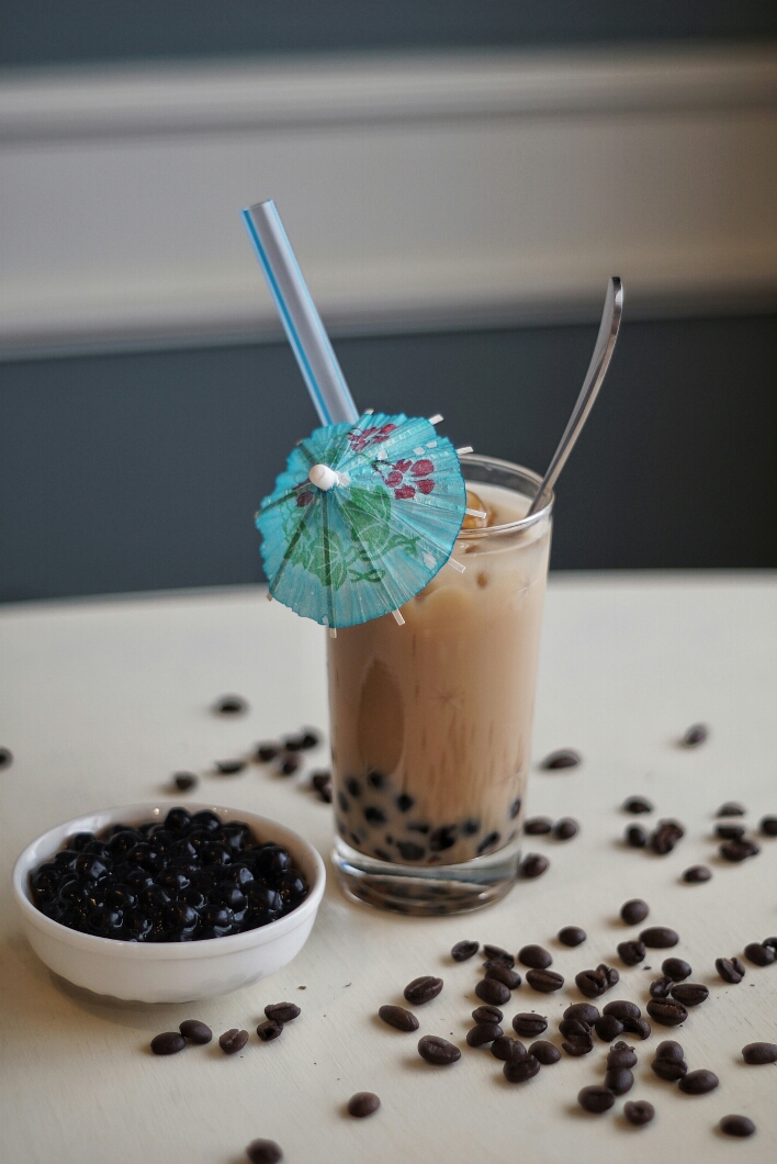 iced bubble coffee