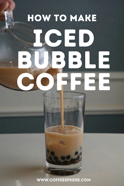 iced bubble coffee