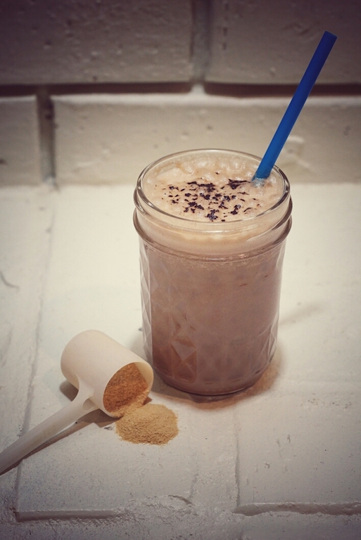 Peanut Butter Iced Coffee Protein Shake