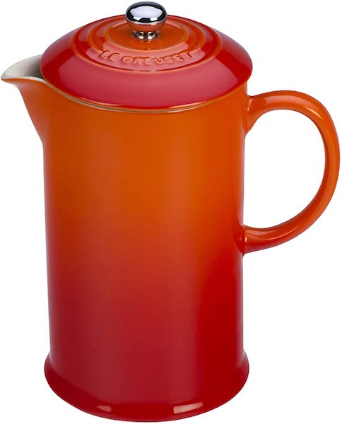 Le Creuset Stoneware French Press Orange