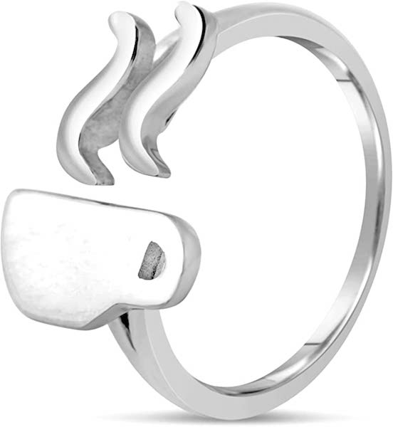 Sterling Silver Coffee Ring