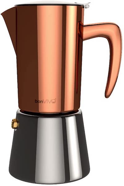 bonVIVO Intenca Moka Pot Orange