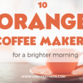 orange coffee maker