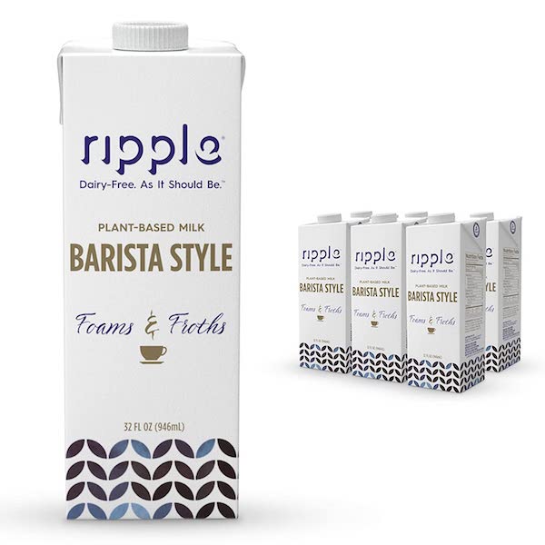 Ripple Barista Style pea protein plant based milk