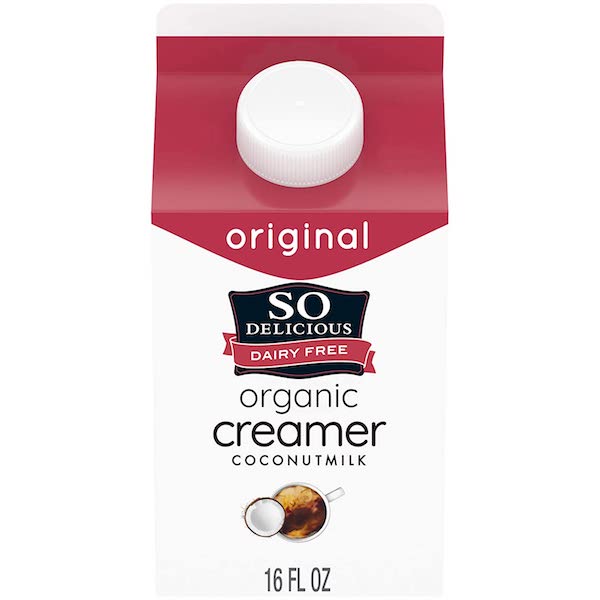 So Delicious Dairy-Free Coconutmilk Creamer for lactose intolerant