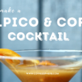 calpico and coffee cocktail