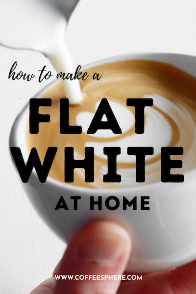 how to make flat white at home