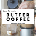 how to make butter coffee