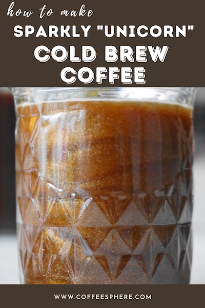 sparkly cold brew coffee